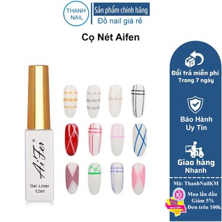 Gel cọ nét aifen trắng đen đỏ vàng bạc đầy đủ các loại