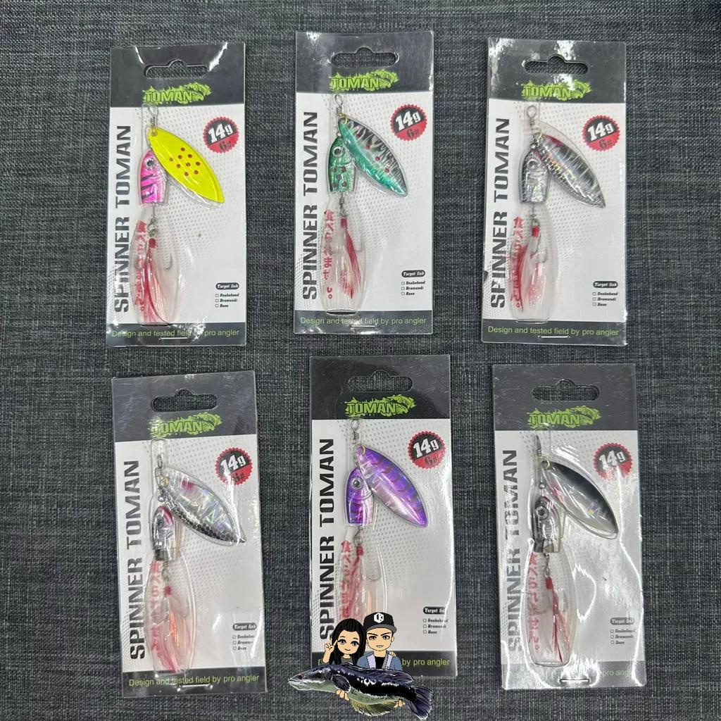 Mồi câu chuyên lure Spiner Toman