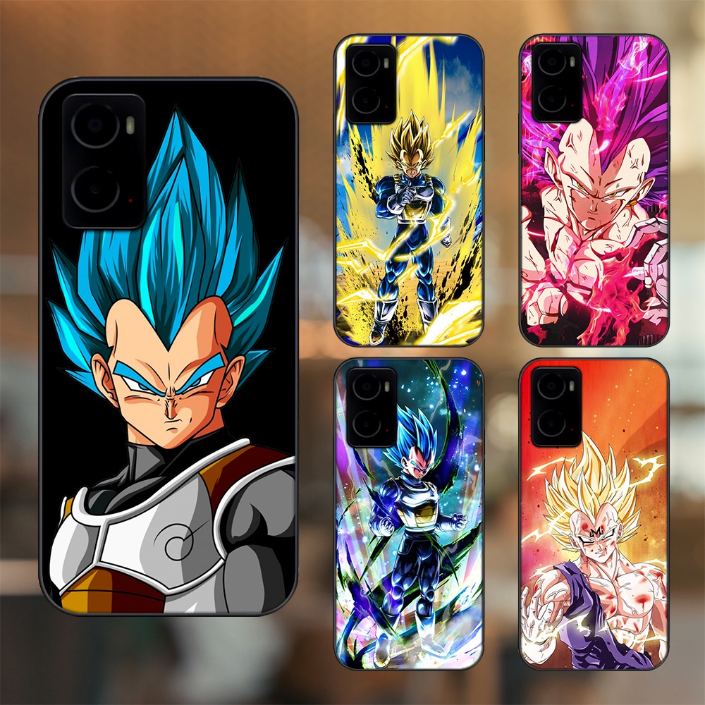 Ốp lưng Oppo A76 viền đen in hình Vegeta Dragon Ball