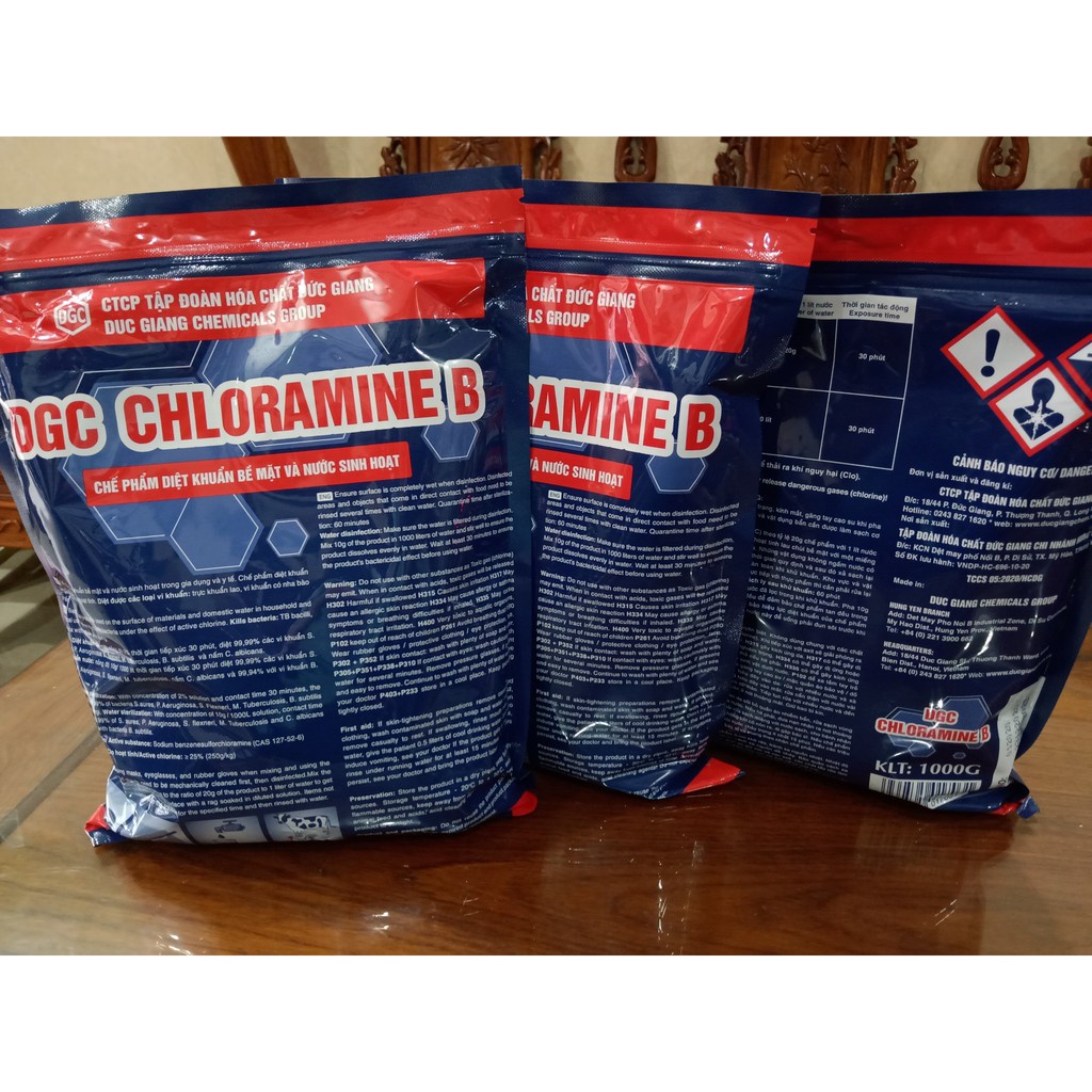 ✅ Bột Khử Trùng Diệt Khuẩn Cloramin B- DGC Chloramine B, Hoặc Thương Hiệu Tương Đương -VT0742