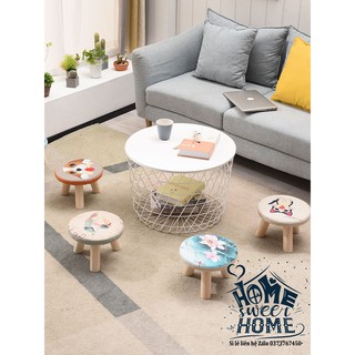 Sale ghế đôn chân gỗ