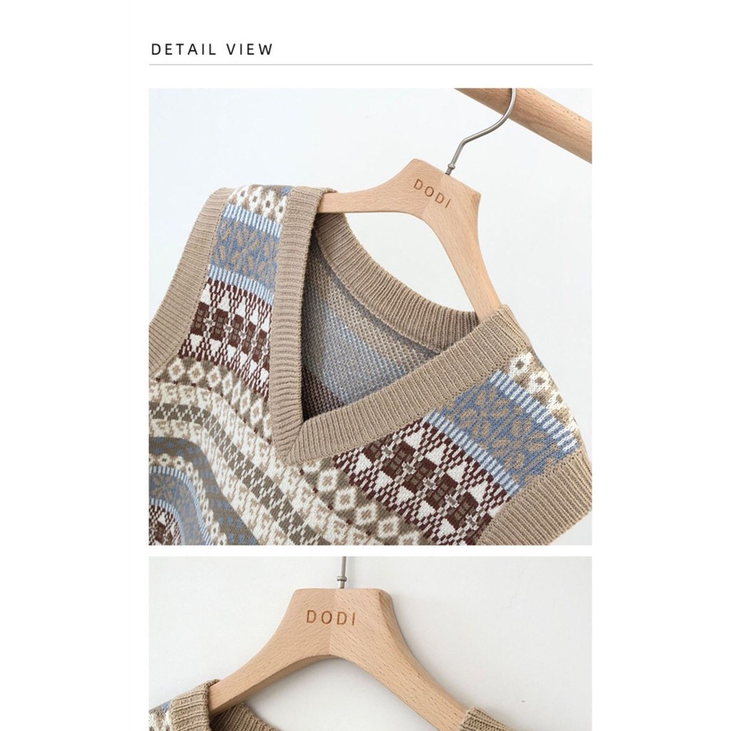 [CÓ SẴN] Áo (gile) GHI LÊ len nữ hoạ tiết thổ cẩm mông cổ - 04 ảnh thật | BigBuy360 - bigbuy360.vn