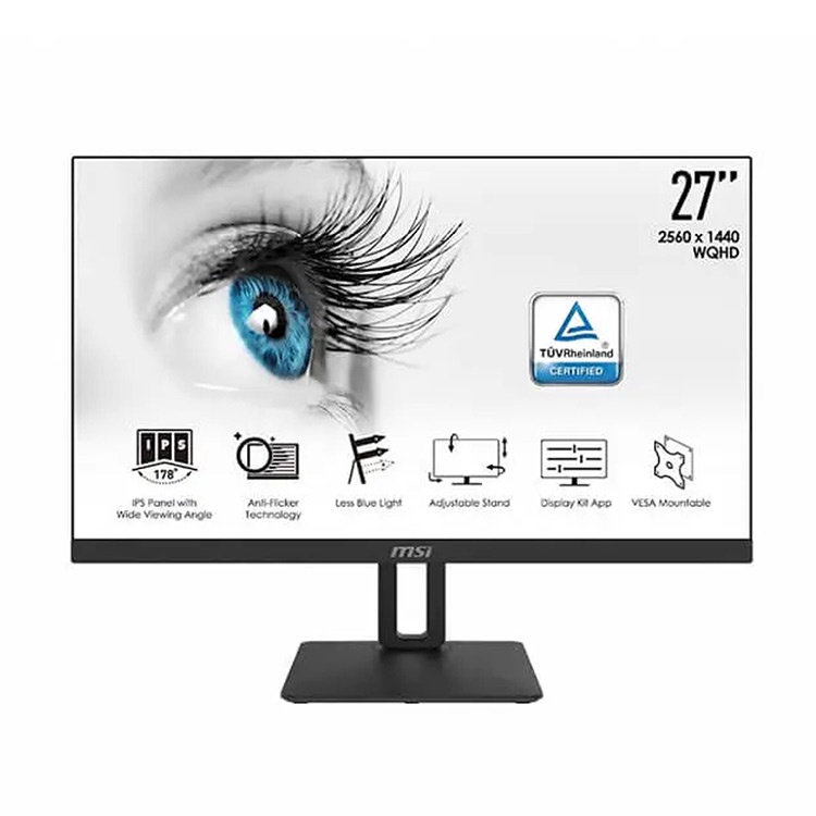 Màn hình MSI PRO MP271QP (27&quot;IPS/60Hz/WQHD/Flat) Hàng Chính Hãng