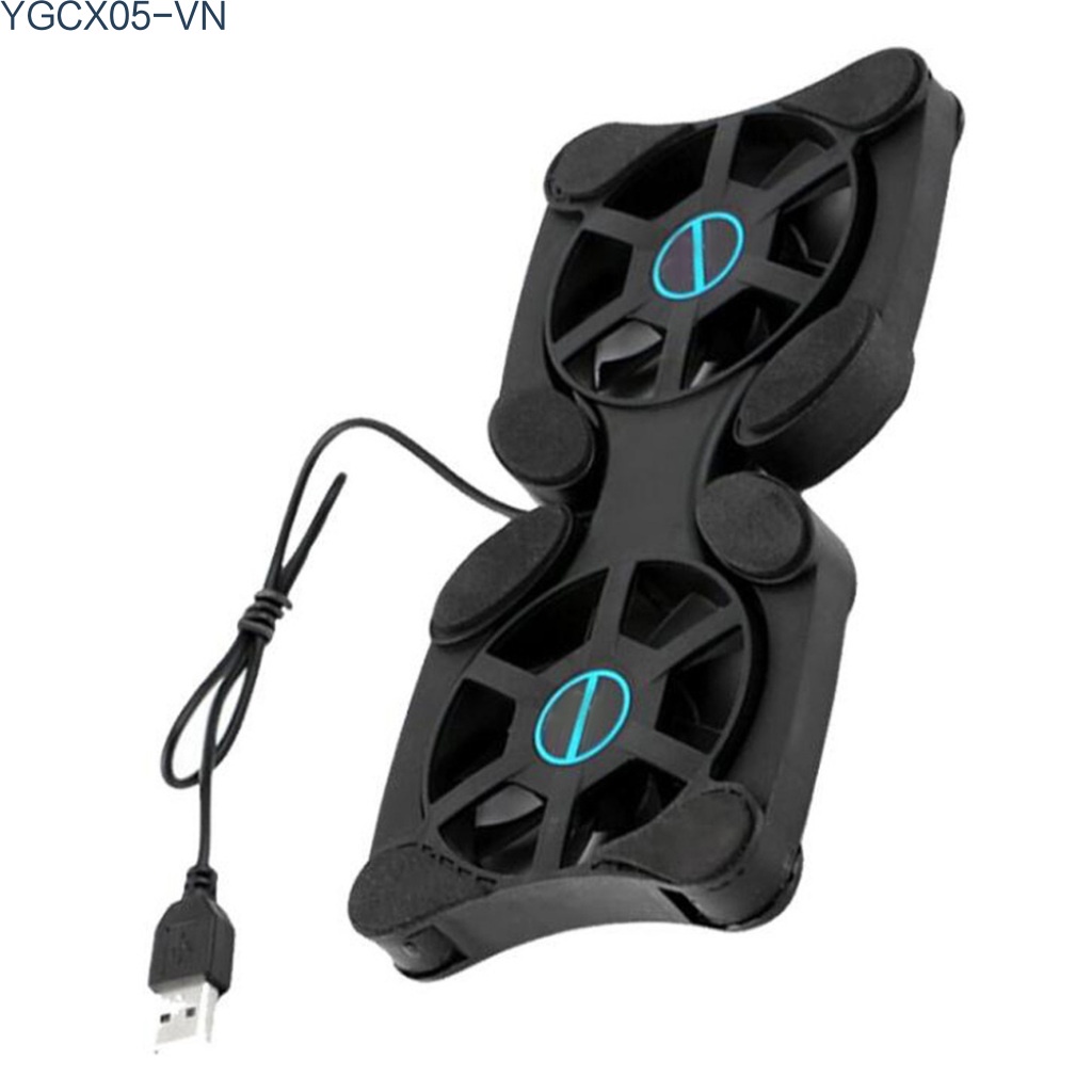 Giá Đỡ Tản Nhiệt Hai Quạt Có Thể Gập Lại Usb Cho Laptop