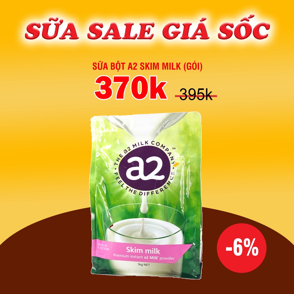 SỮA BỘT A2 ÚC NGUYÊN KEM / TÁCH BÉO 1KG