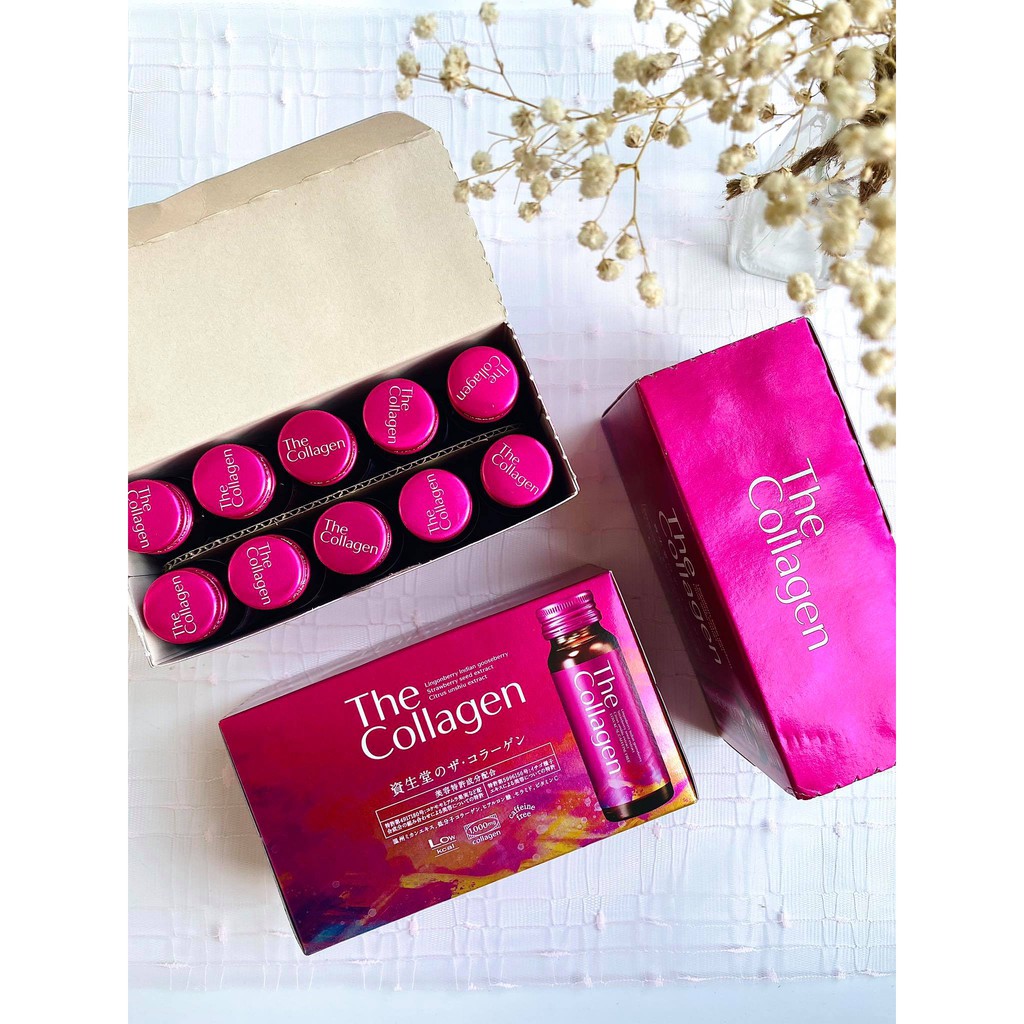 Collagen Shiseido Nhật Bản 10 lọ 50ml/lọ dạng nước uống trắng da sau 5 ngày | Thế Giới Skin Care