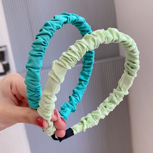 Băng đô chống trượt SD706 thiết kế trơn đủ màu dễ thương phong cách Hàn Quốc làm phụ kiện thời trang cho nữ
