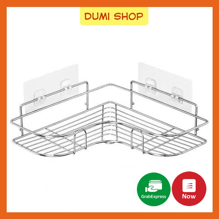 Kệ Góc Tam Giác Inox Không Gỉ Chịu Lực Tốt - DUMI SHOP