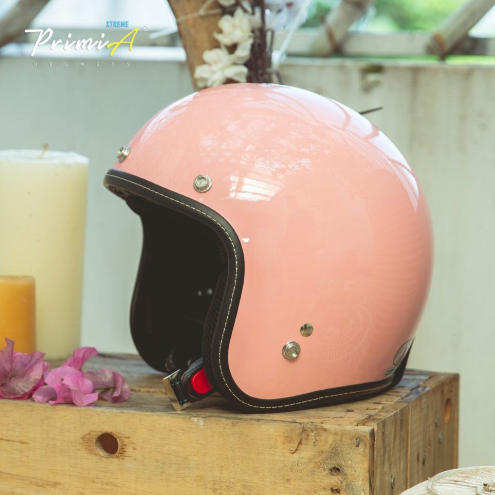 Mũ bảo hiểm 3/4 cao cấp chất lượng Quốc tế có lót trong tháo rời – PrimiA Xtreme – Màu trơn