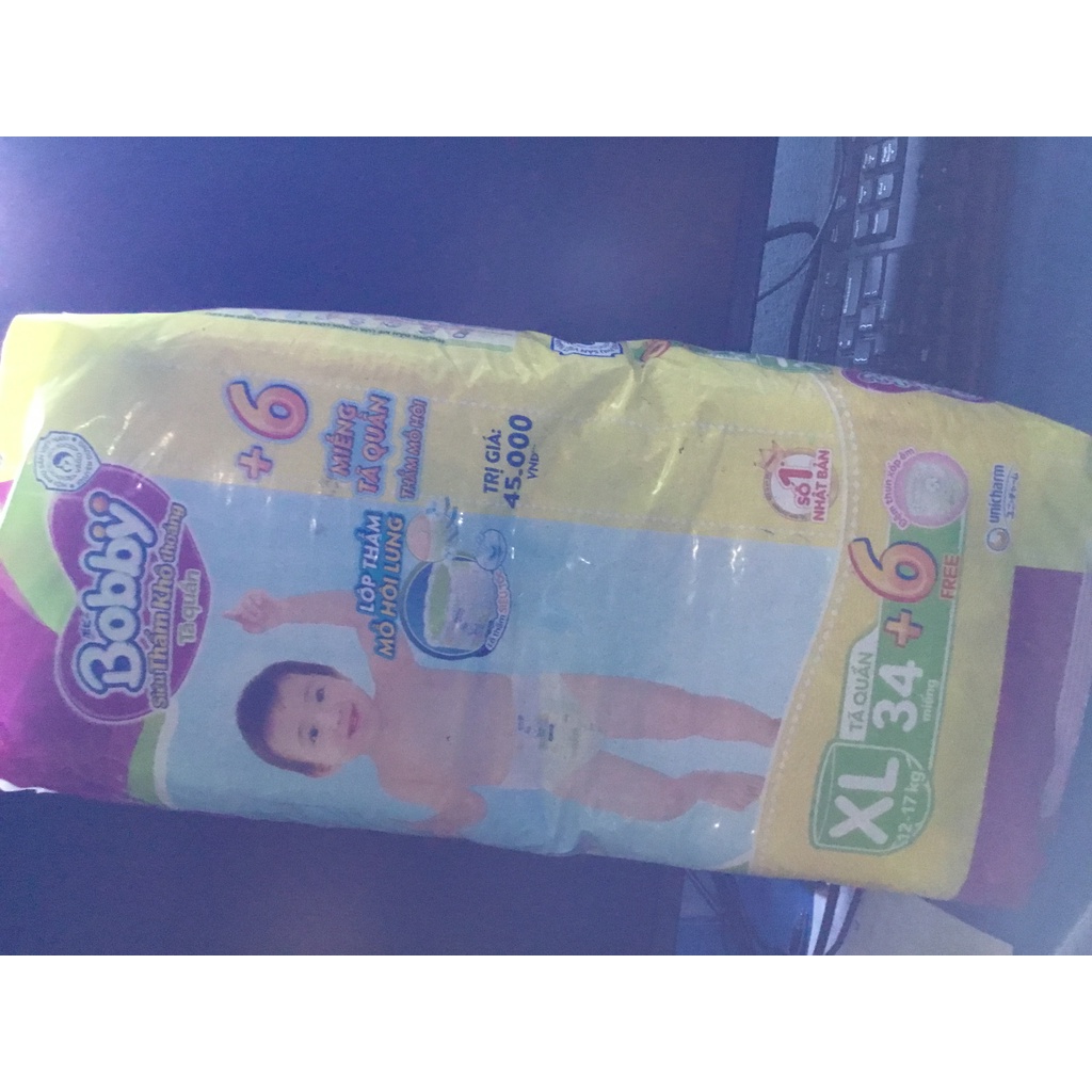 Tã quần Bobby XL34 Tặng thêm 6 miếng - Date luôn mới