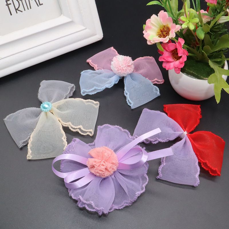 Ruy băng viền bèo  làm phụ kiện handmade