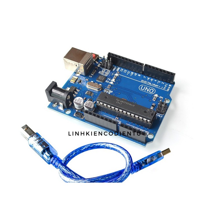 Arduino UNO R3 ATMEGA16U2 Chip Cắm ( R3 ) có cáp