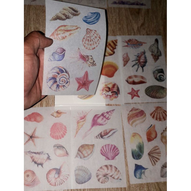 Một sét 6 tờ hình dán 3D cao cấp trang trí kích thước 10x15 cm có 6 mẫu khác nhau rất đẹp