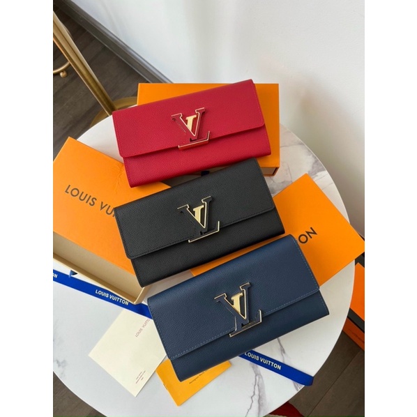 ✅ Ví Lv cầm tay da mềm 19cm