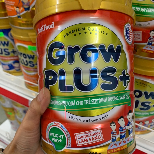 Sưa bột GrowPlus suy dinh dưỡng-900gr