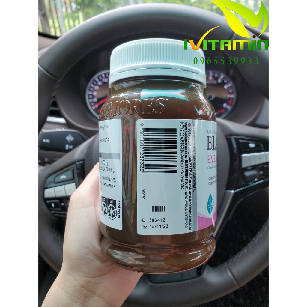 Tinh dầu hoa anh thảo Evening Primrose Oil Blackmore 190 viên | BigBuy360 - bigbuy360.vn