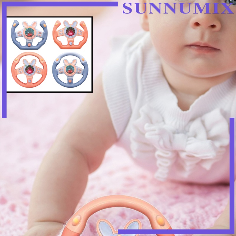 Đồ Chơi Vô Lăng Xe Hơi Tạo Hiệu Ứng Ánh Sáng Dành Cho Bé Trai 3 Tuổi