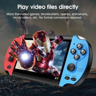 Máy chơi game cầm tay X7 màn hình 4.8 inch 8G 900 trò💥chơi game, nghe nhạc, đọc sách, xem phim🔰Bảo hành 12 tháng