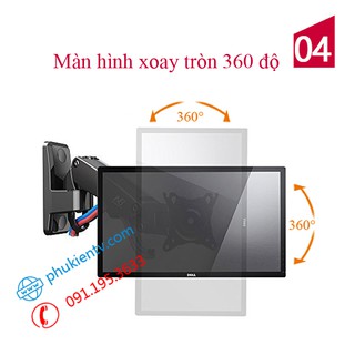 Giá treo màn hình máy tính & tivi NB F120 - Hàng nhập khẩu