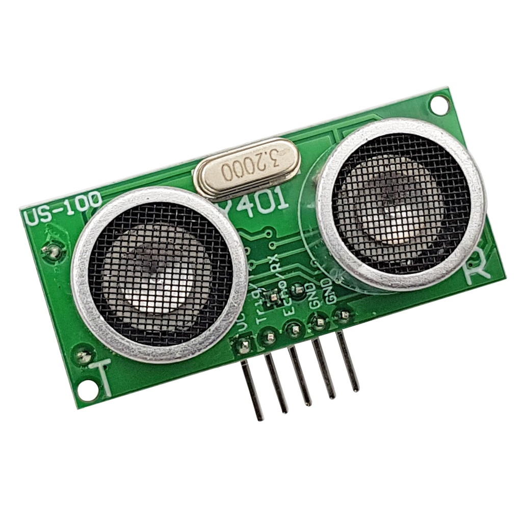 Cảm biến siêu âm US-100 đo khoảng cách 2-450cm dùng với arduino trong các dự án sáng tạo