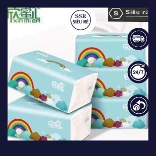 GIẤY ĂN CẦU VỒNG XIN MIER [THÙNG 30 GÓI] (PD107139)