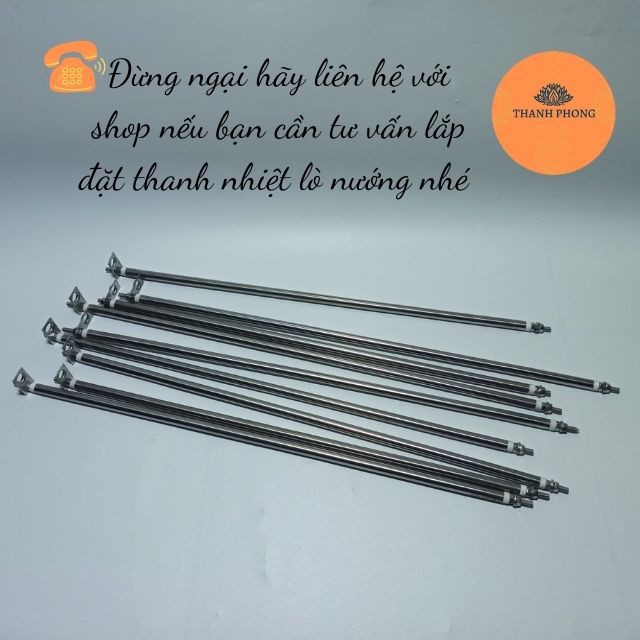 Điện Trở Lò Nướng Thanh Nhiệt Lò Nướng Ống 8 Điện Áp 110V 220V Các Cỡ