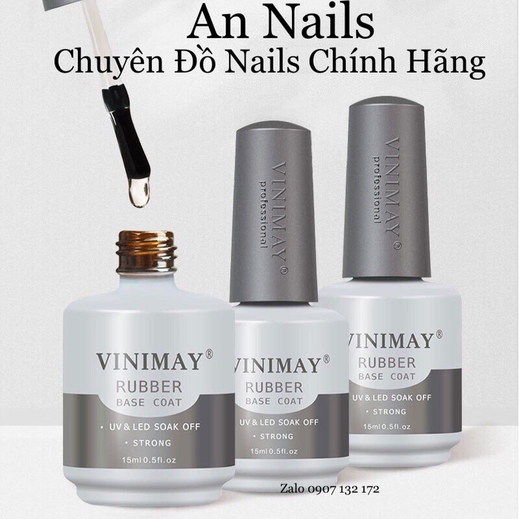 Base gel đa năng ruby Vinimay, úp móng ,Cứng Móng ,Đắp ẩn, Vẽ Nổi,,,