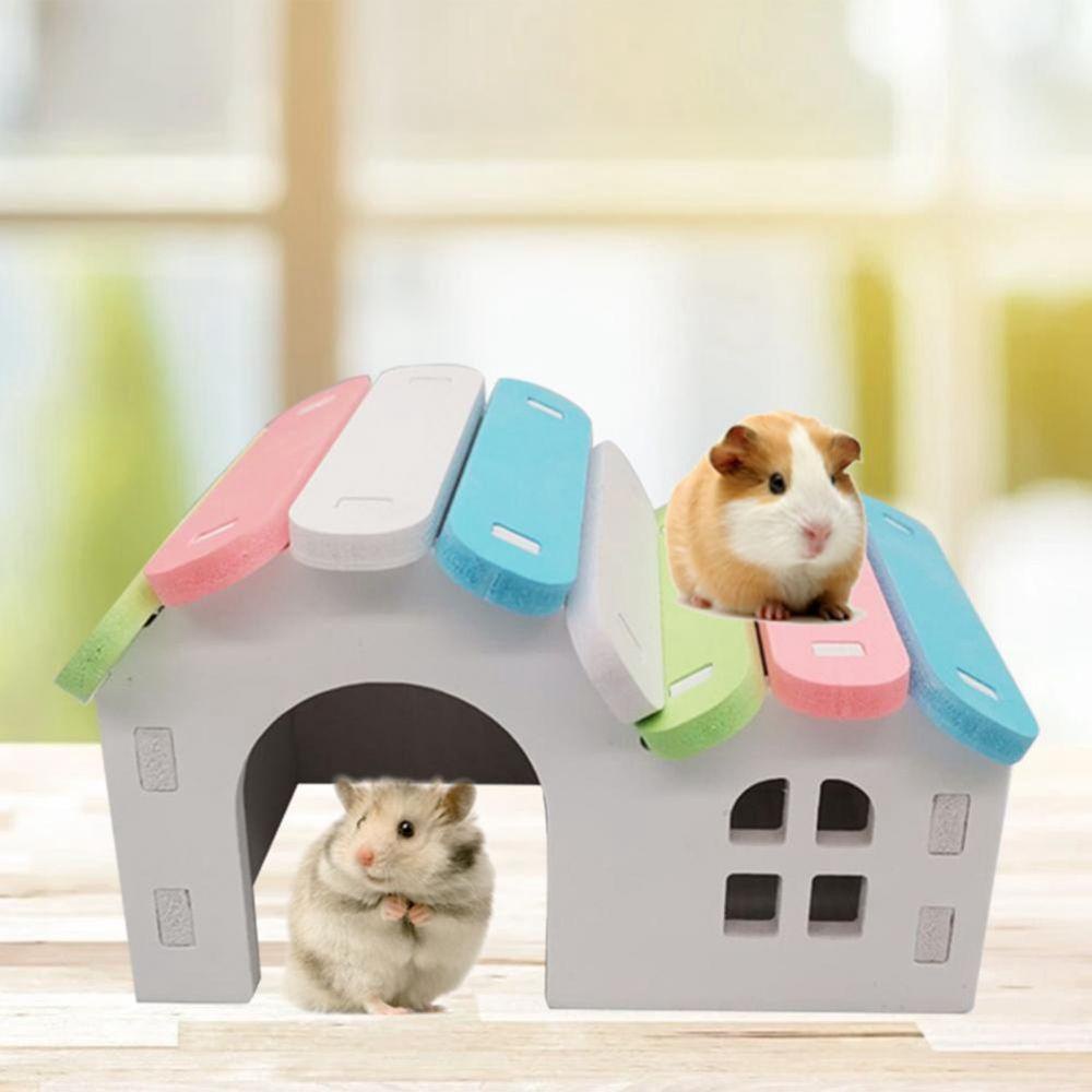 Nhà Nhựa PVC Dễ Thương Dành Cho Chuột Hamster