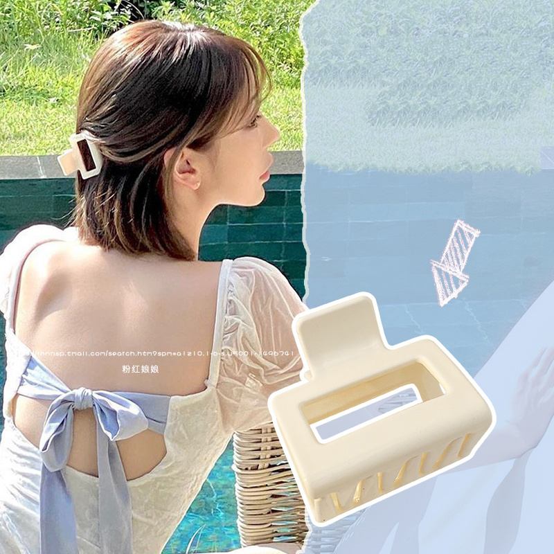 Kẹp tóc nhựa acrylic hợp kim thời trang hàn quốc