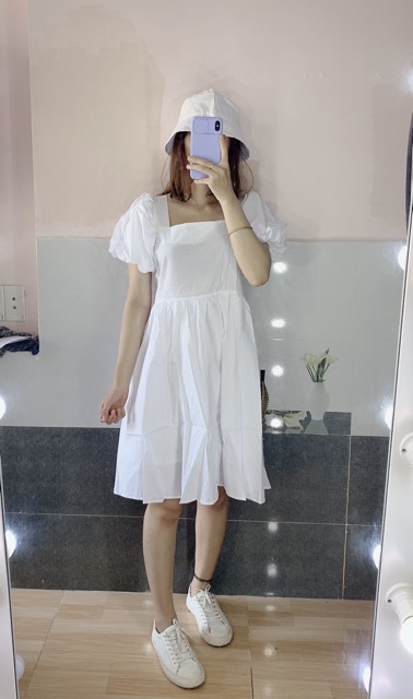 SET ĐẦM BABYDOLL NÓN XINH