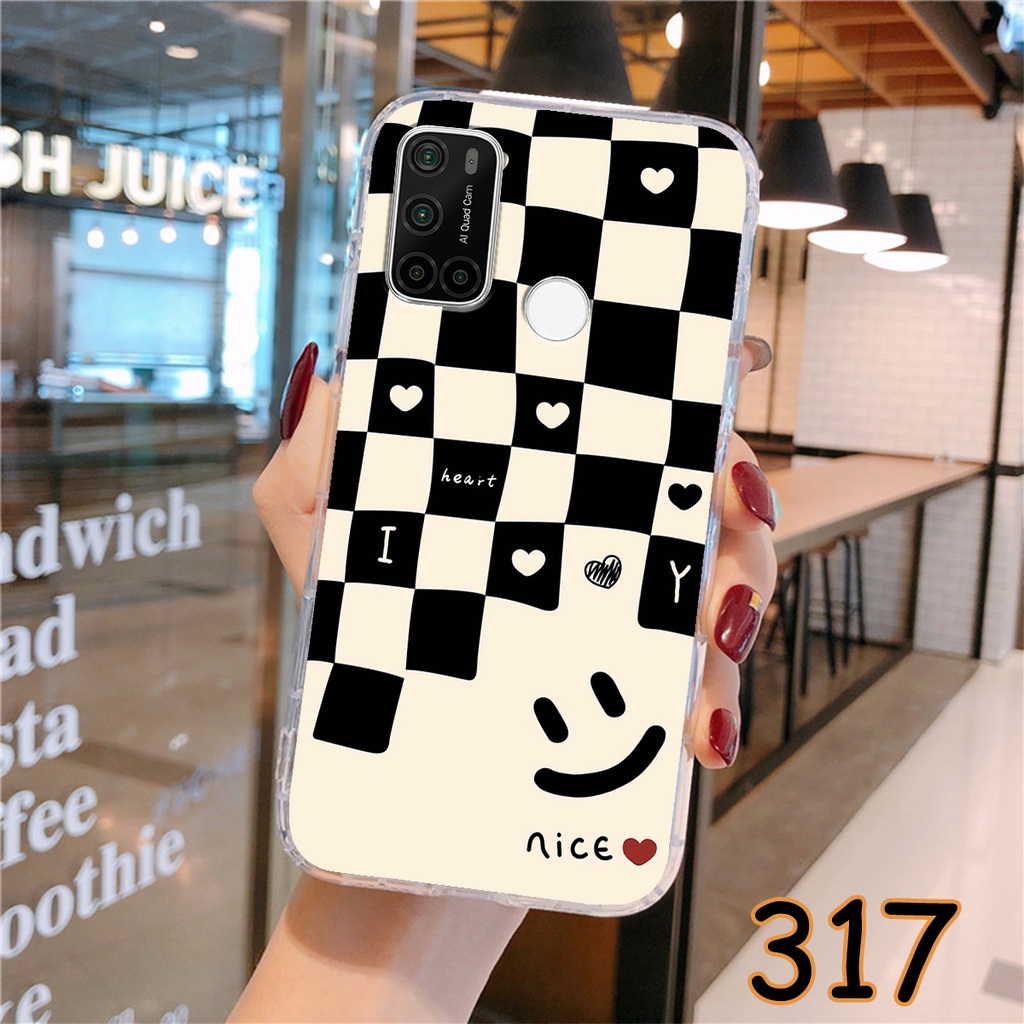 Ốp Lưng Vsmart Joy 4 - Joy 3 - Joy 2 Plus - Joy 1 in hình họa tiết caro  - Chất liệu Silicon siêu bền, sang trọng
