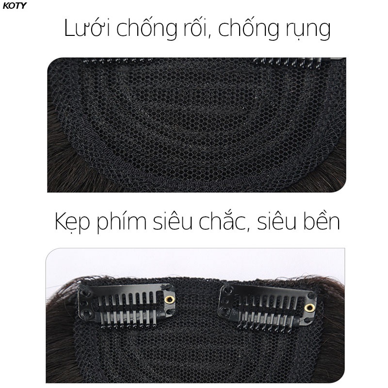 Set 2 kẹp phồng chân tóc cho nữ shop Koty, tóc giả kẹp phồng tóc làm dày tóc tự nhiên TG16