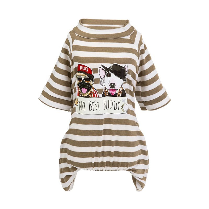 jumsuit pijama (áo liền quần ) mẫu in dễ thương cho chó mèo