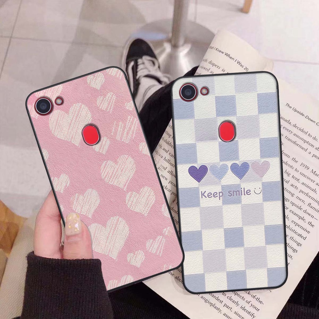 Ốp Oppo F5 / F5 Youth / F7 caro trái tim cá tính, thời trang siêu đẹp, siêu phong cách