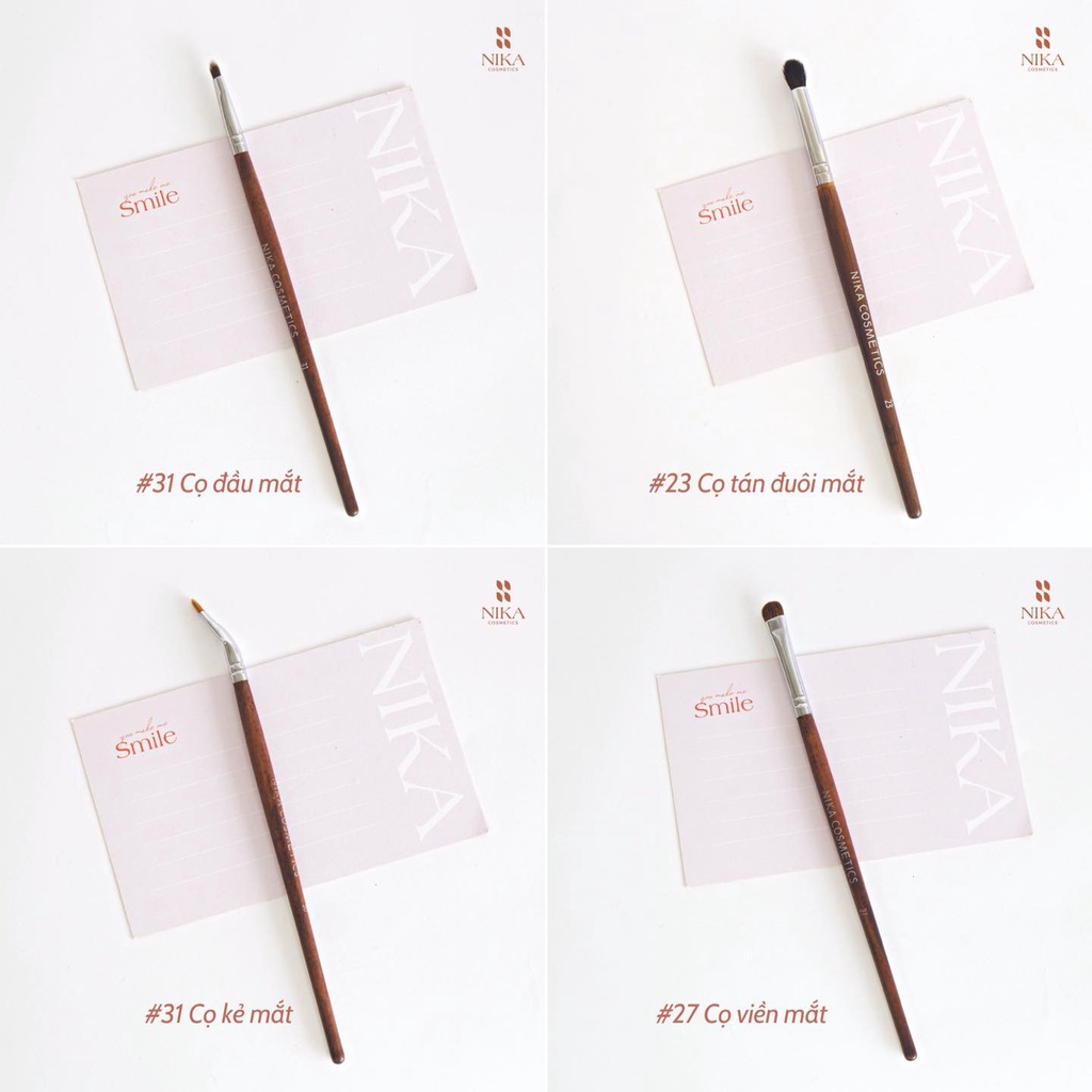 Bộ cọ make-up chuyên nghiệp Nika Cosmetics Brush Set