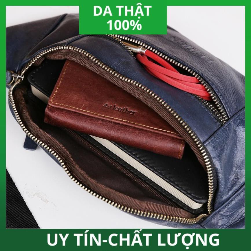 [ HÀNG CAO CẤP ] Túi Đeo Chéo Bụng MCK Da Bò Thật Cao Cấp Thời Trang DB285 | BigBuy360 - bigbuy360.vn