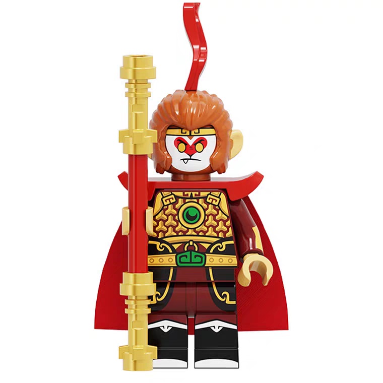 Sản phẩm mới Lego Monkey King Journey to the West Monkey King Xiao Xia minifigures lắp ráp khối xây dựng 8 bé trai 6 tuổ