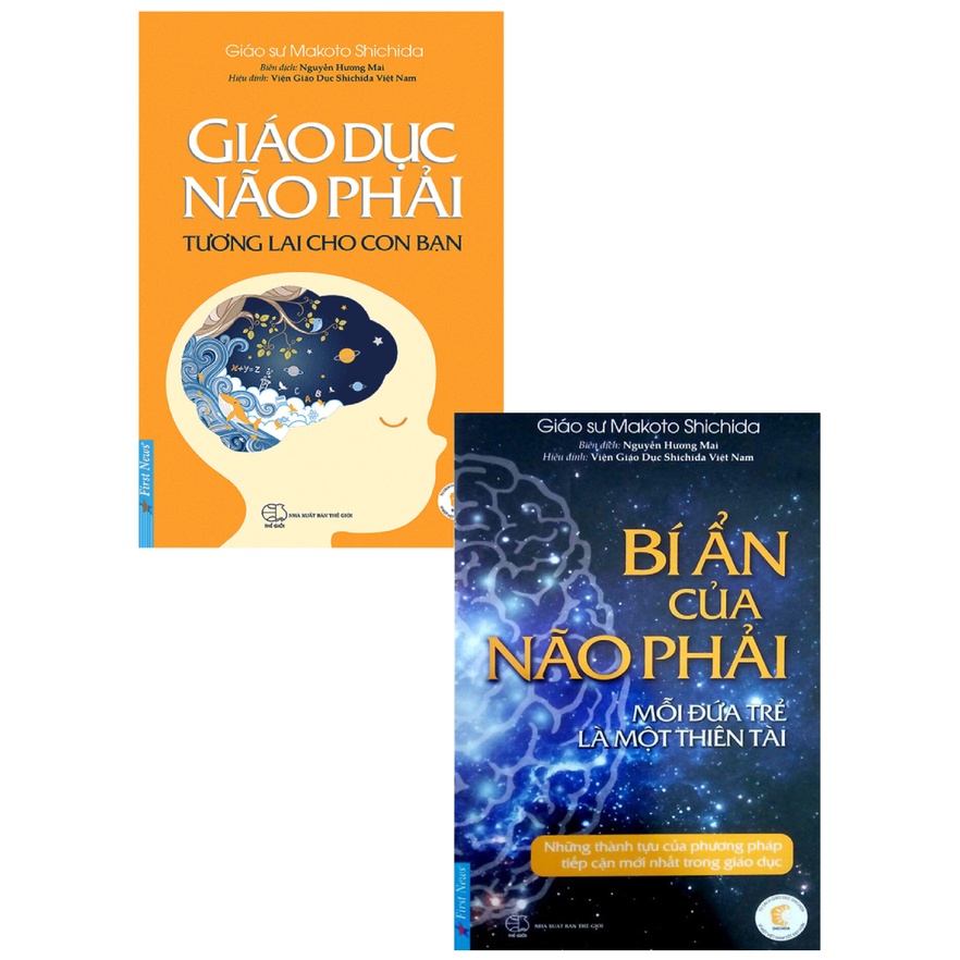 Sách - Combo Bí Ẩn Của Não Phải + Giáo Dục Não Phải - Tương Lai Cho Con Bạn (Bộ 2 Cuốn) - FN