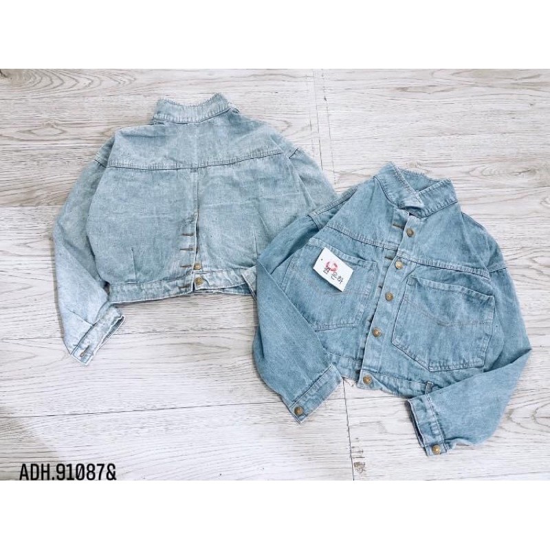 Áo khoác bò cổ đức rách (DH/TR ) | BigBuy360 - bigbuy360.vn