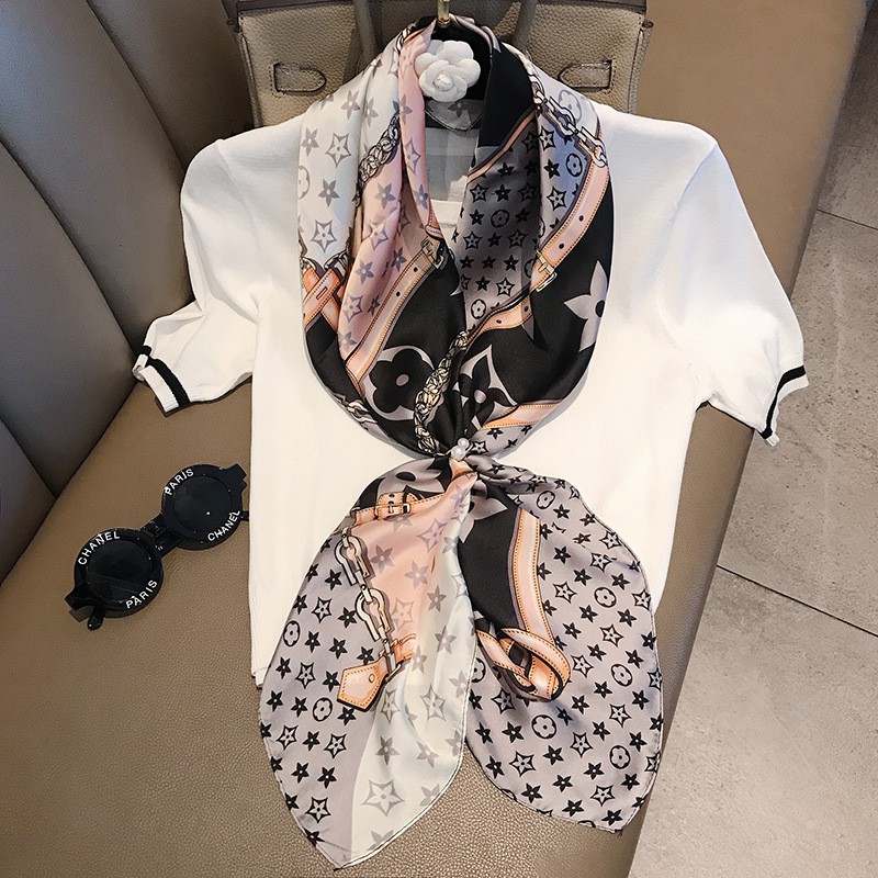 Khăn lụa bản to 90x90cm / khăn thời trang cao cấp