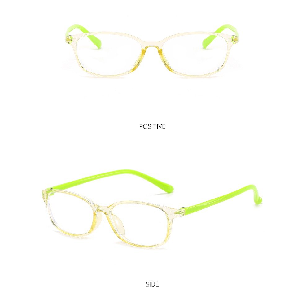 Mắt kính đọc sách dùng máy tính chống ánh sáng xanh dương gọng kính TR90 dành cho trẻ em