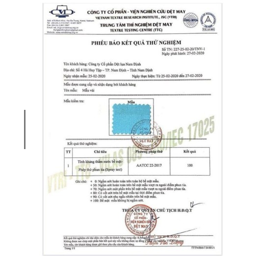 túi 3c Khẩu trang vải kháng nước kháng khuẩn cty dệt lụa Nam định