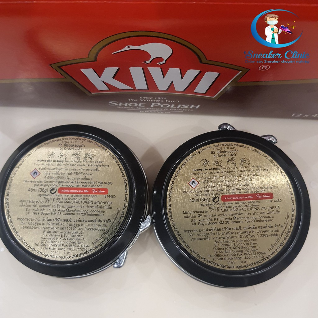 Xi Đánh Giày KIWI Cao Cấp Nhập Khẩu Chính Hãng