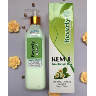 Kem ủ trắng da toàn thân Beverly thảo dược