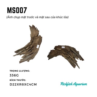 Gỗ lũa dùng setup layout bể cá cảnh thủy sinh nhỏ từ 20-30cm (Ms001-Ms008)
