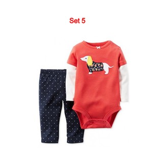 Set body dài tay cho bé 3-24 tháng