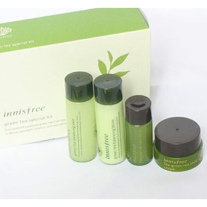 (HÀNG AUTH) Bộ Kit Dưỡng Da Trà Xanh Innisfree Green Tea Special Kit ( 4 món) | BigBuy360 - bigbuy360.vn