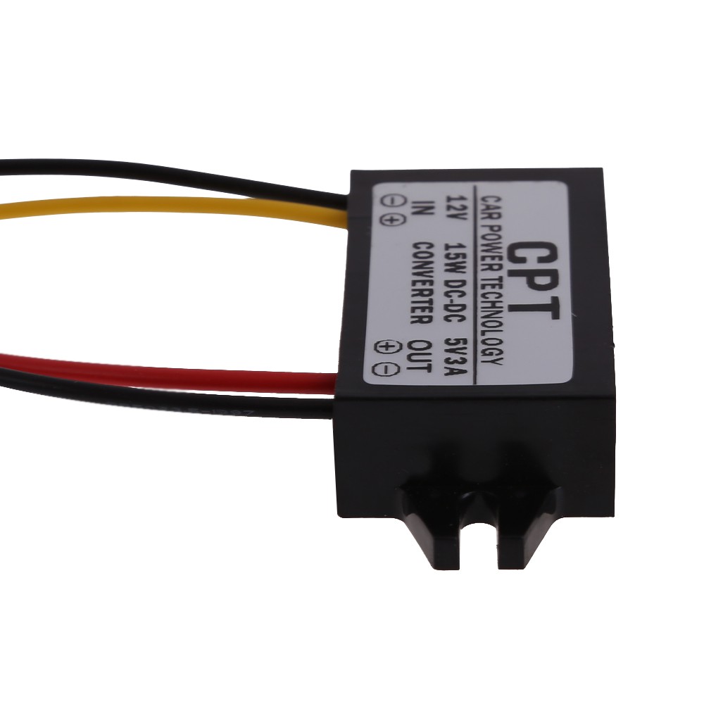 Bộ chuyển đổi nguồn điện cho xe ô tô 12v sang 5v 3a 15w
