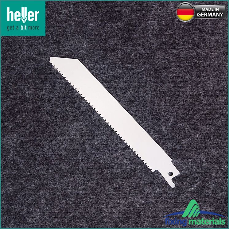 M-teeth-Lưỡi cưa kiếm HELLER Bi-Metal WZ 25815 9, Răng kiểu chữ M, dài 130mm (Cắt thép tấm, ống đồng, tôn, gỗ)