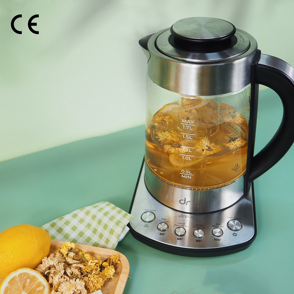 [CHUẨN NHIỆT ĐỘ PHA SỮA] Bình đun nước thông minh, pha sữa, lọc trà Dreamer SMART KETTLE DK-S17/W ADOR MART